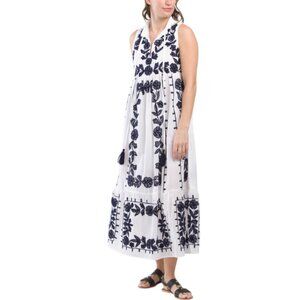 DEBBIE KATZ Mila Embroidered Cover-up Dress